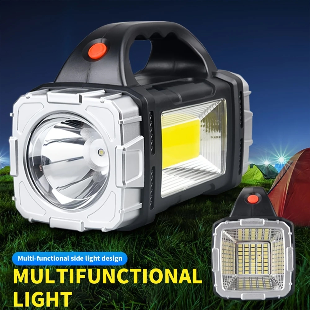 Outdoor Camping Adventure Lamp - Portable Powerful USB Rechargeable Flashlight Solar