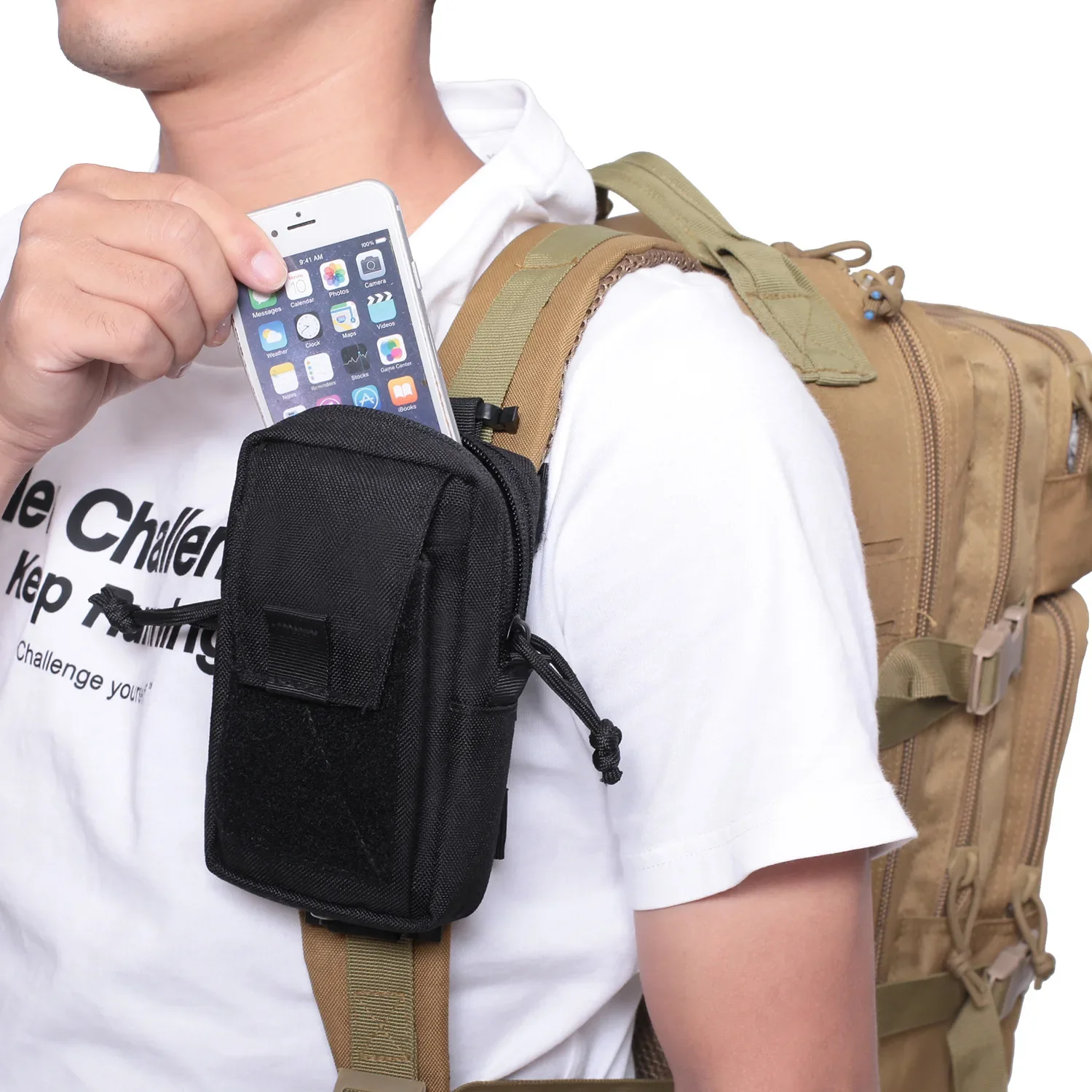 Molle Backpack Strap Phone Hol - Outdoor Camping Stores 评论和价格