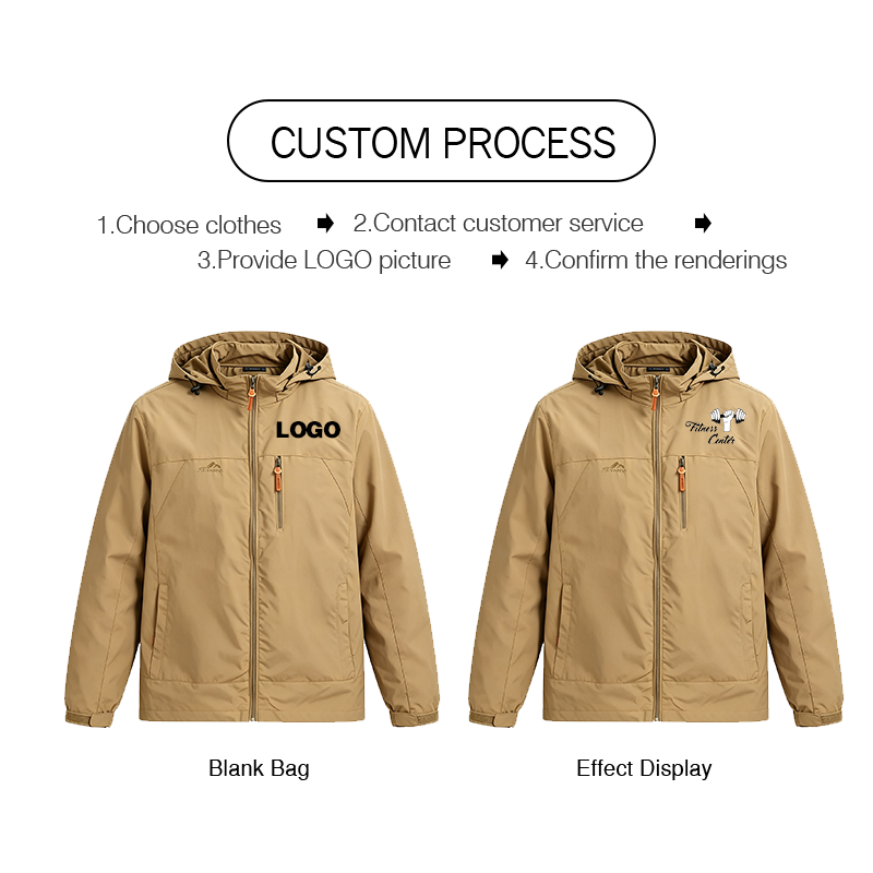 Men Sports Jacket Custom Logo  - Outdoor Camping Jacket 评论和价格