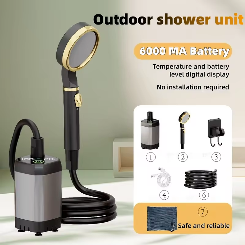 Portable Outdoor Electric Show - Outdoor Camping Shower 评论和价格