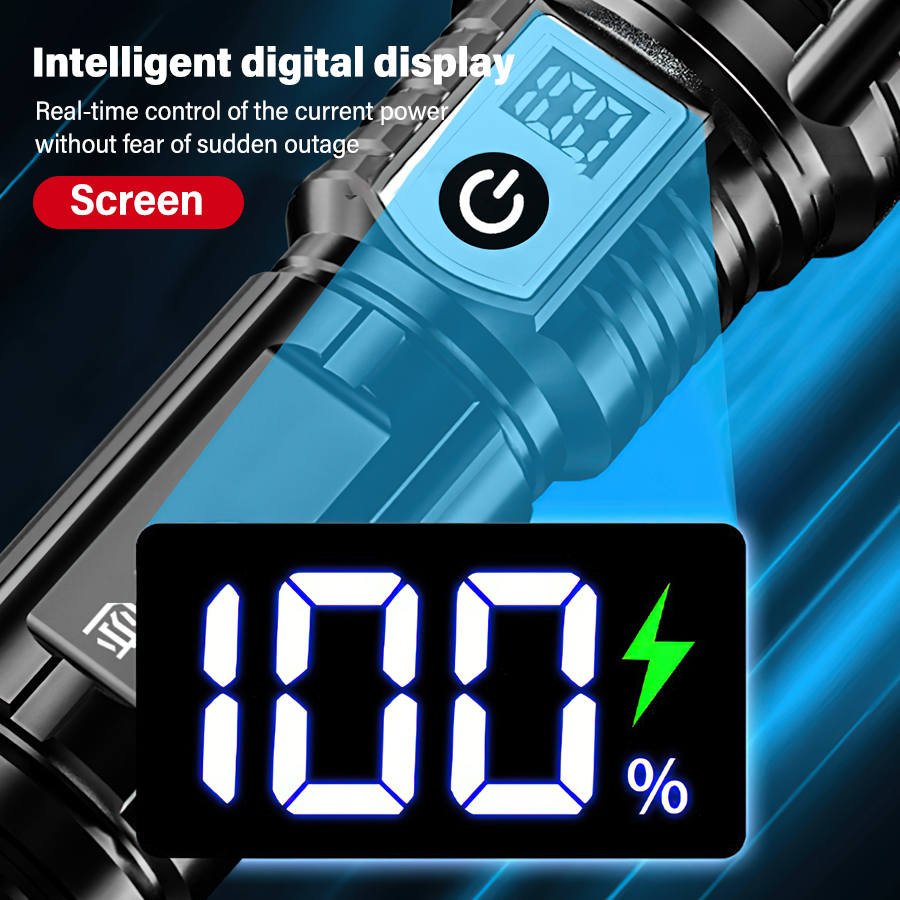High Power 200000LM LED Flashl - Outdoor Camping Adventure Lamp 评论和价格