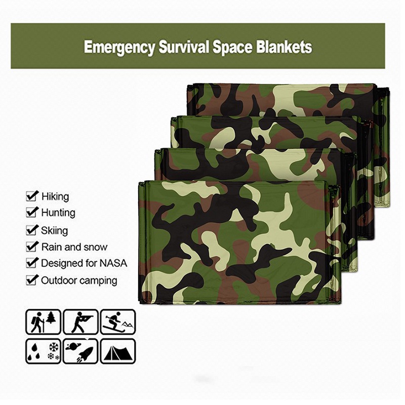 1pcs Emergency Thermal Blanket - Outdoor Camping Rug Waterproof 评论和价格