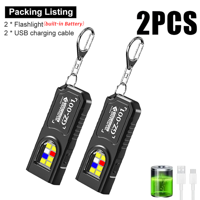 Multifunctional Keychain Flash - Outdoor Camping Adventure Lamp 评论和价格