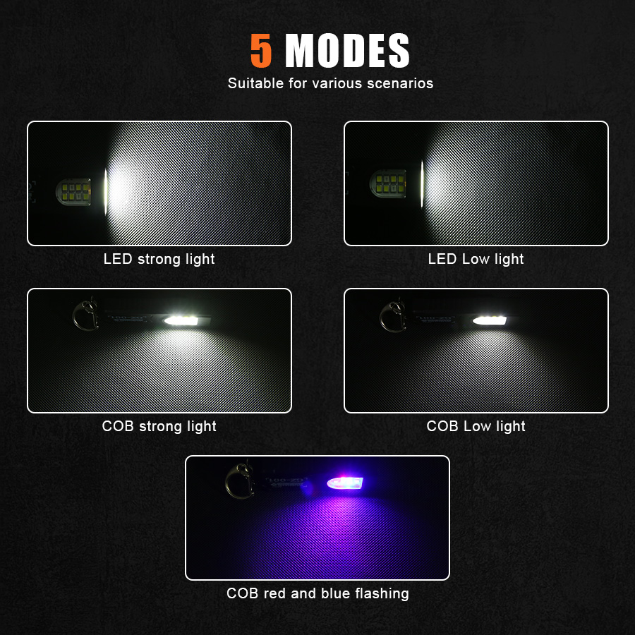 Multifunctional Keychain Flash - Outdoor Camping Adventure Lamp 评论和价格