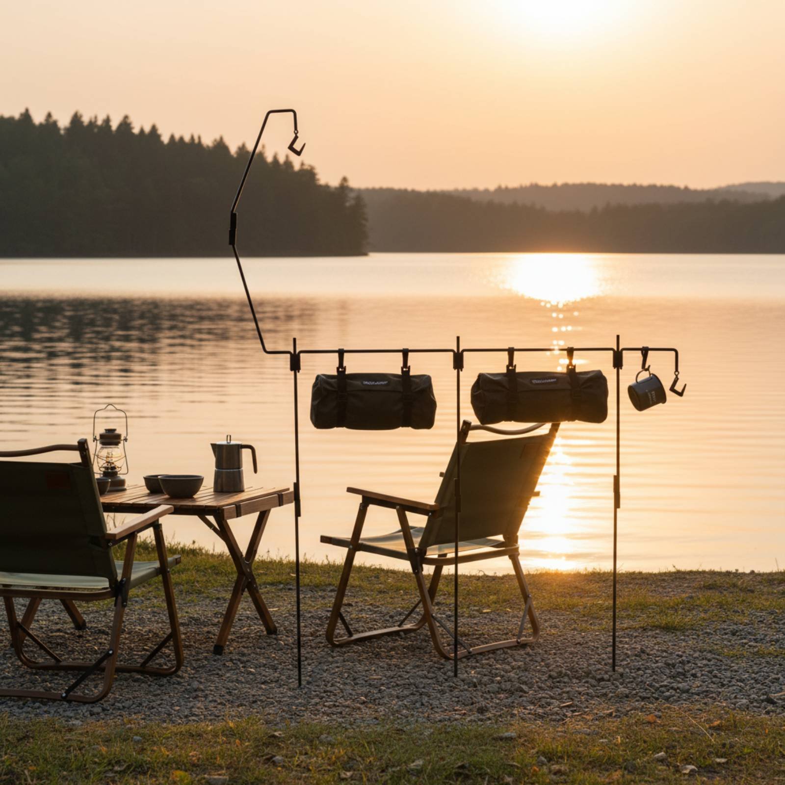 Camping Lantern Stand Easy to  - Outdoor Camping Kitchen 评论和价格