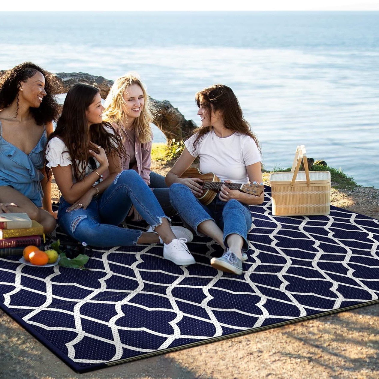 120X180cm Caravan Outdoor Rug  - Outdoor Camping Rug Waterproof 评论和价格