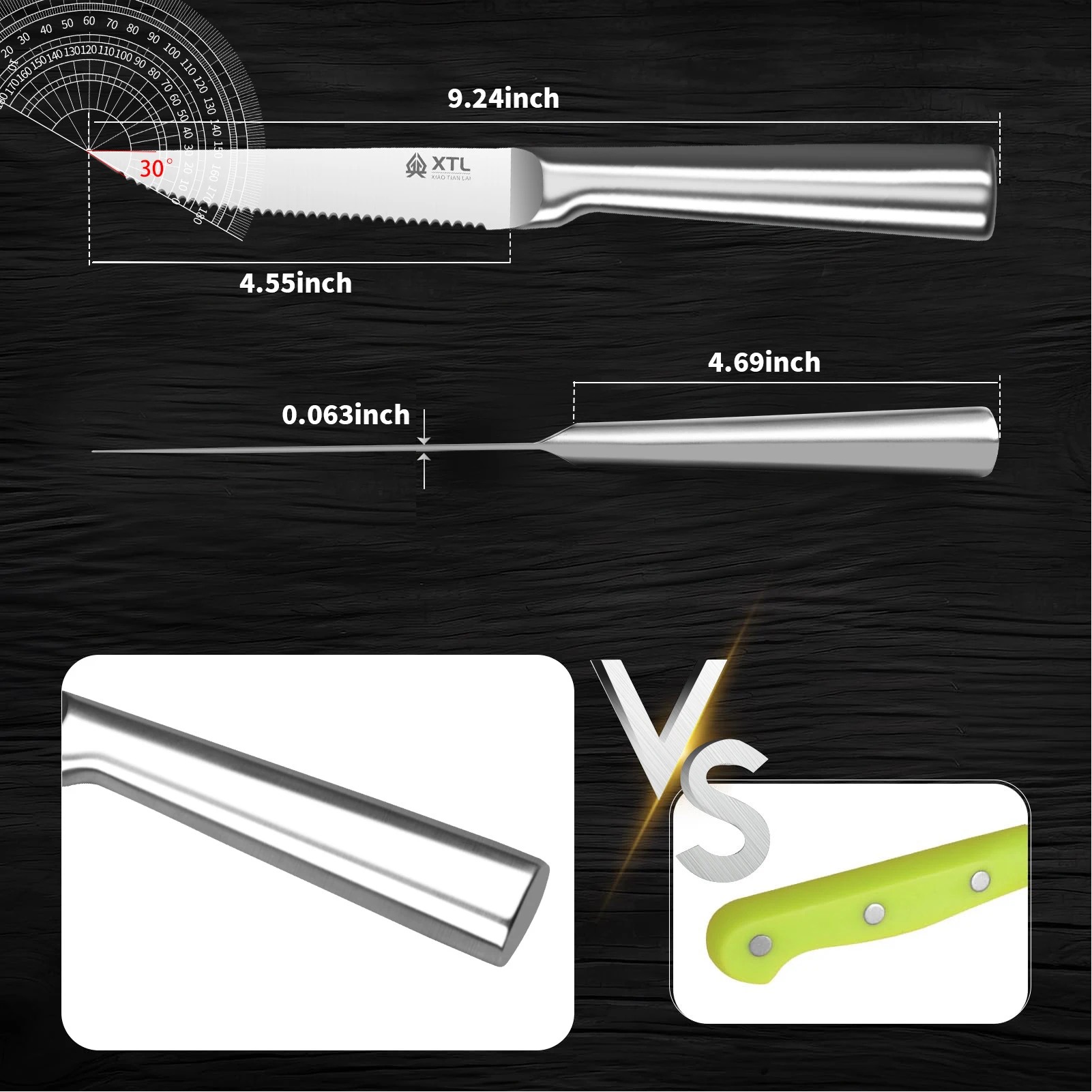 Stainless Steel Steak Knife Bo - Outdoor Camping Kitchen 评论和价格