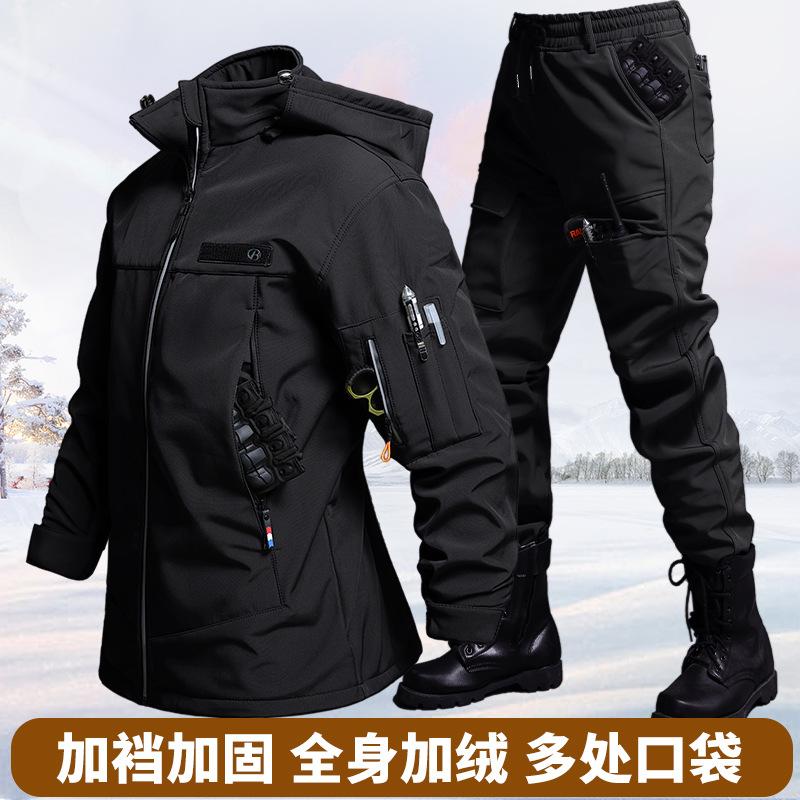 Autumn And Winter Velvet Water - Outdoor Camping Jacket 评论和价格