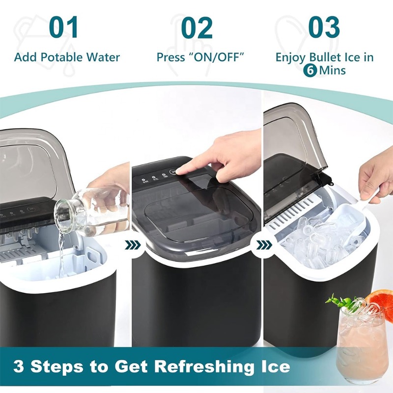 Portable Countertop Ice Maker  - Outdoor Camping Kitchen 评论和价格