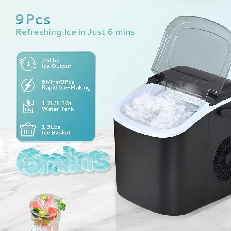 Portable Countertop Ice Maker  - Outdoor Camping Kitchen 评论和价格